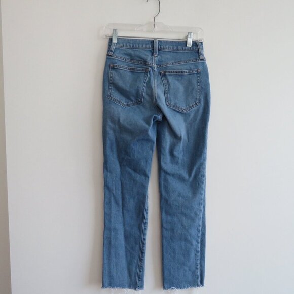 J. CREW Essential Straight Jean in All-Day Stretch Blue Mist Wash - Size 24 - Picture 5 of 14